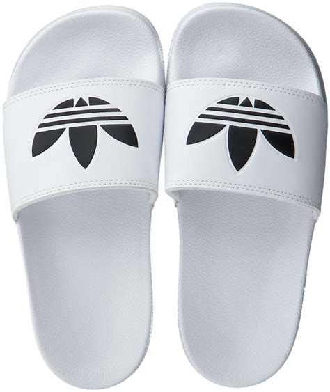 witte adidas slippers|Adidas bad slippers.